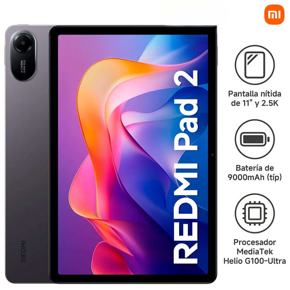 TABLET XIAOMI REDMI PAD 2 11” 128GB + 4GB RAM Gray