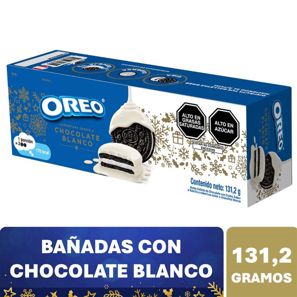 Galletas NABISCO Oreo Cobertura White caja 131.2g