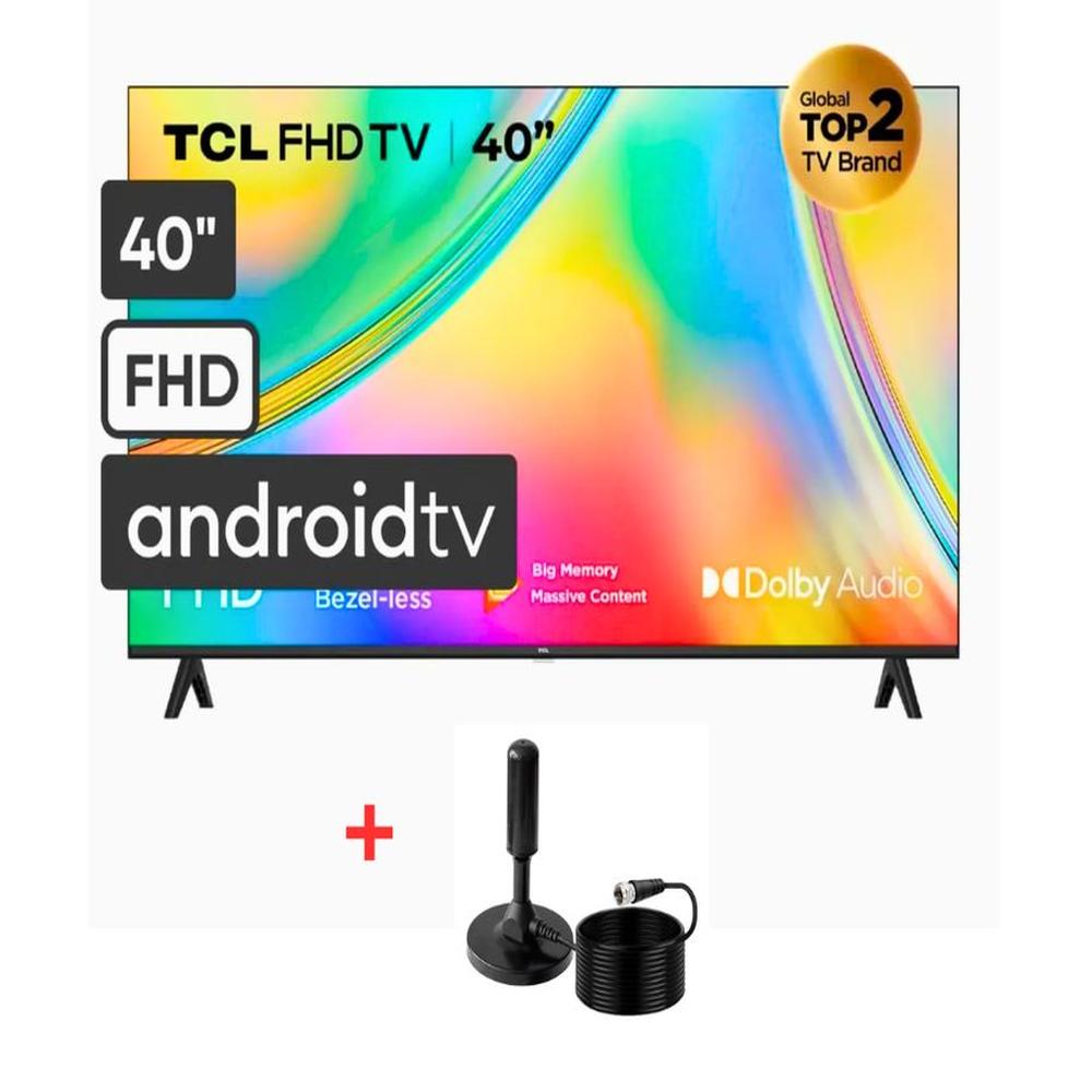 TELEVISOR TCL 40 FHD SMART TV ANDROID 40S5400A -NEGRO + Antena Digital