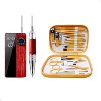 Pulidor Uñas Inalambrica  Zsdg-239+ Set de Manicura 20 Piezas