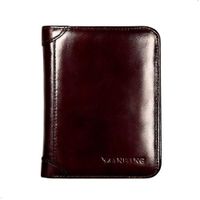 Billetera Manbang Cartera Clásico Billetera Cuero Genuino