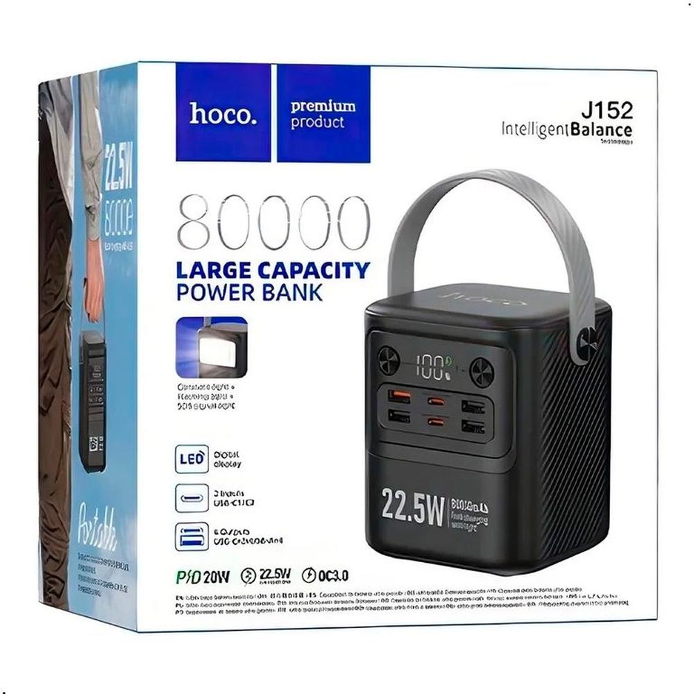 Banco De Energia Portatil Hoco Power Bank 80.000 Mah 22.5w