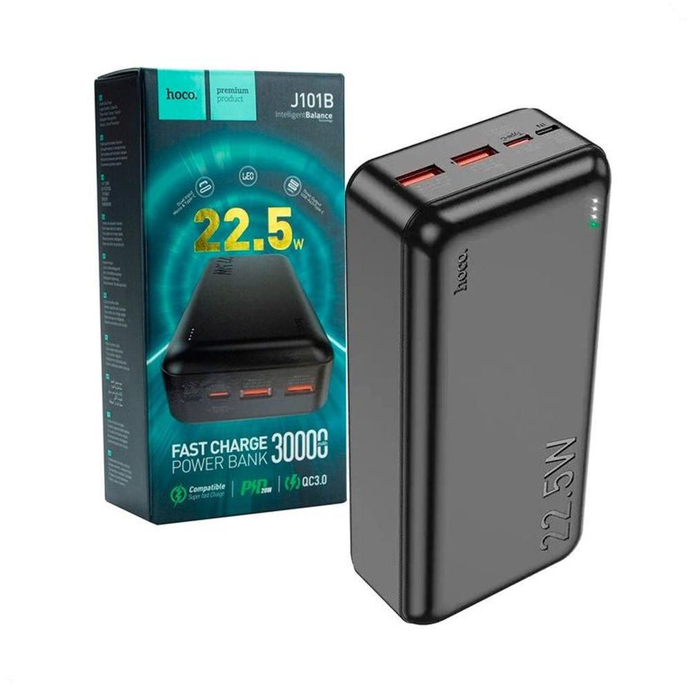 Power Bank Hoco J101B Cargador Portatil 30000 mAh 22.5W Carga Rapida