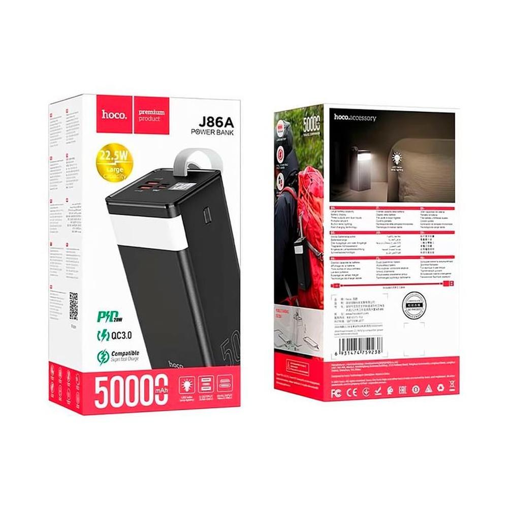 Power Bank Cargador Portatil Hoco 50000 mAh 22.5w J86A