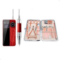 Pulidor Uñas Inalambrica  Zsdg-239+ Set de Manicura 18 Piezas
