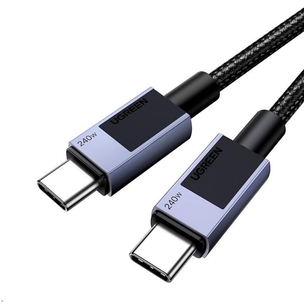 Cable Usb-c 1m Carga Rapida 240w  Nylon Trenzado Ugreen
