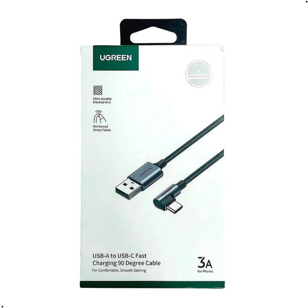Cable Carga Rapida 90° Usb A - Tipo C 3.0 3a Ugreen 2metros
