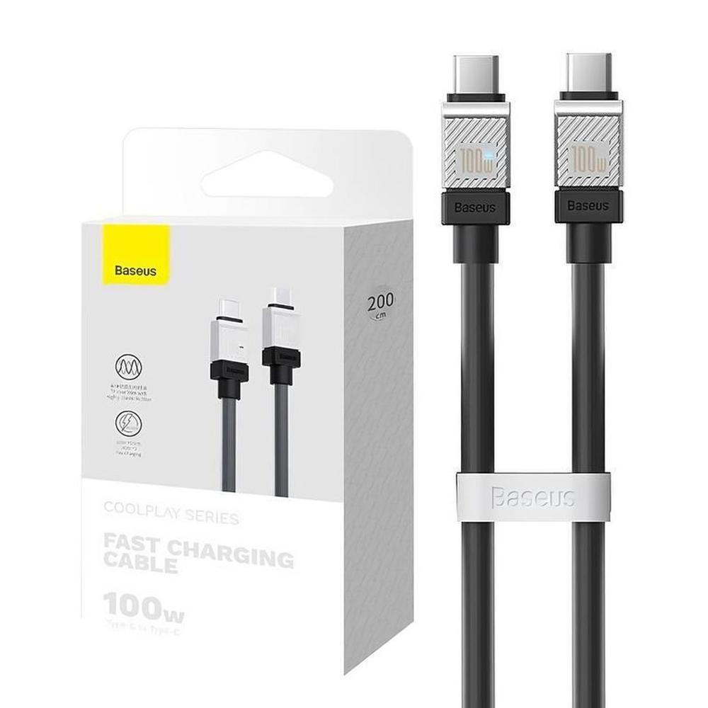 Cable Baseus 100w USB C a C Carga Rapida