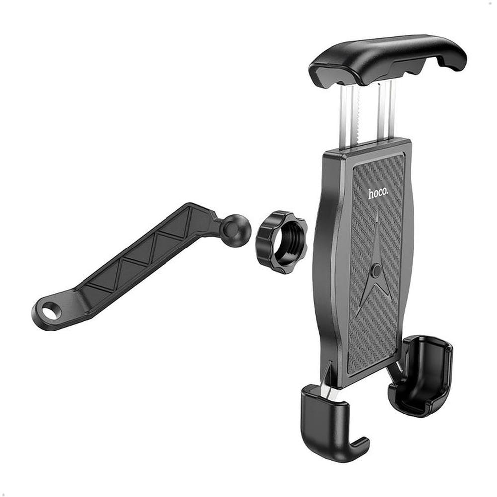 Holder Porta Celular Moto Espejo Hoco CA119 Negro 360