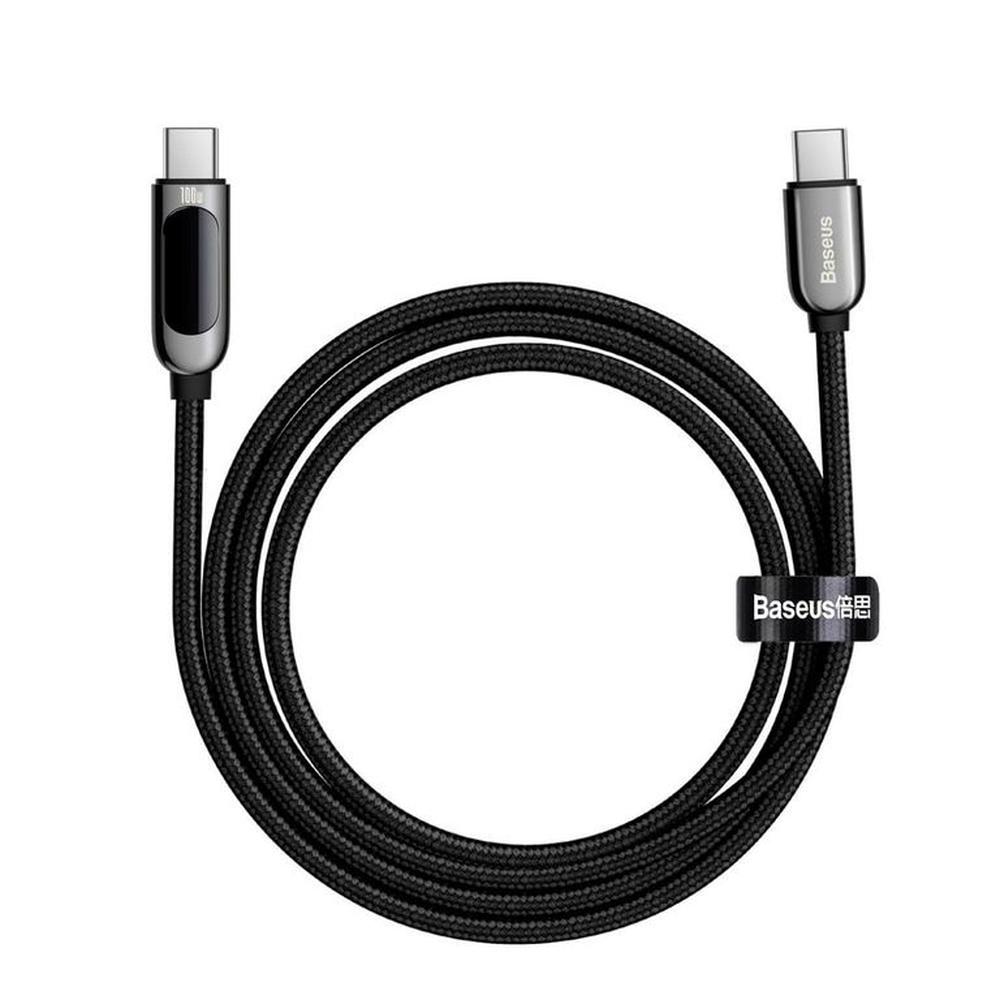 Cable Baseus 240w Usb Tipo C a C de 3 metros Carga Rapida