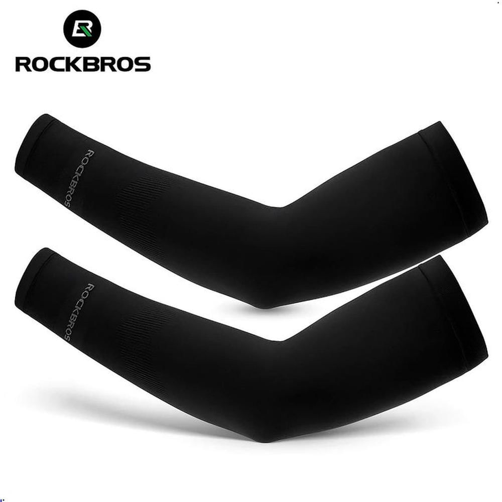 Mangas Negra Rockbros Con Protección Uv Xt9002 Deportiva