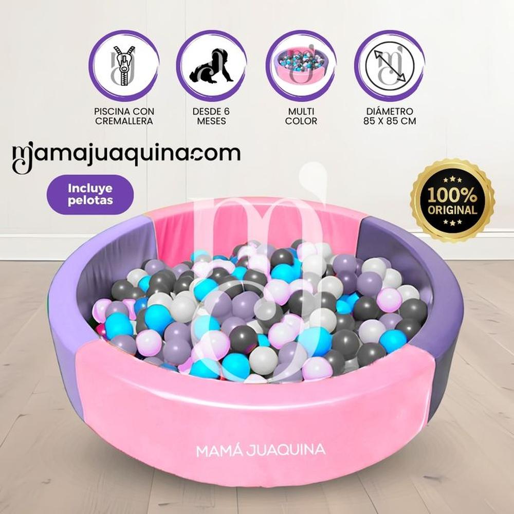 Piscina Didáctica «HAPPY POOLY» con Pelotas Incluidas Pink