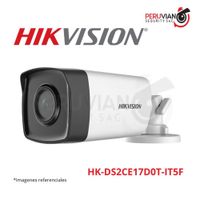 TUBO 2MP 1080P EXT CON IR 80M L36MM - 12VDC HK-DS2CE17D0T-IT5F