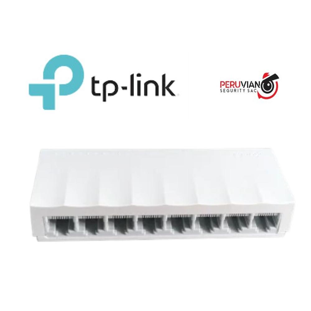 Switch Tplink TP-LS1008 de 8 Puertos 10/100Mbps de escritorio
