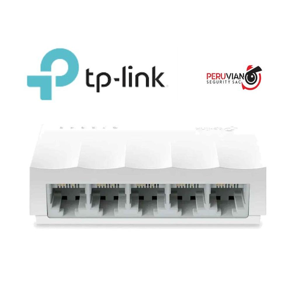 Switch Tplink TP-LS1005 de 5 Puertos 10/100Mbps de escritorio