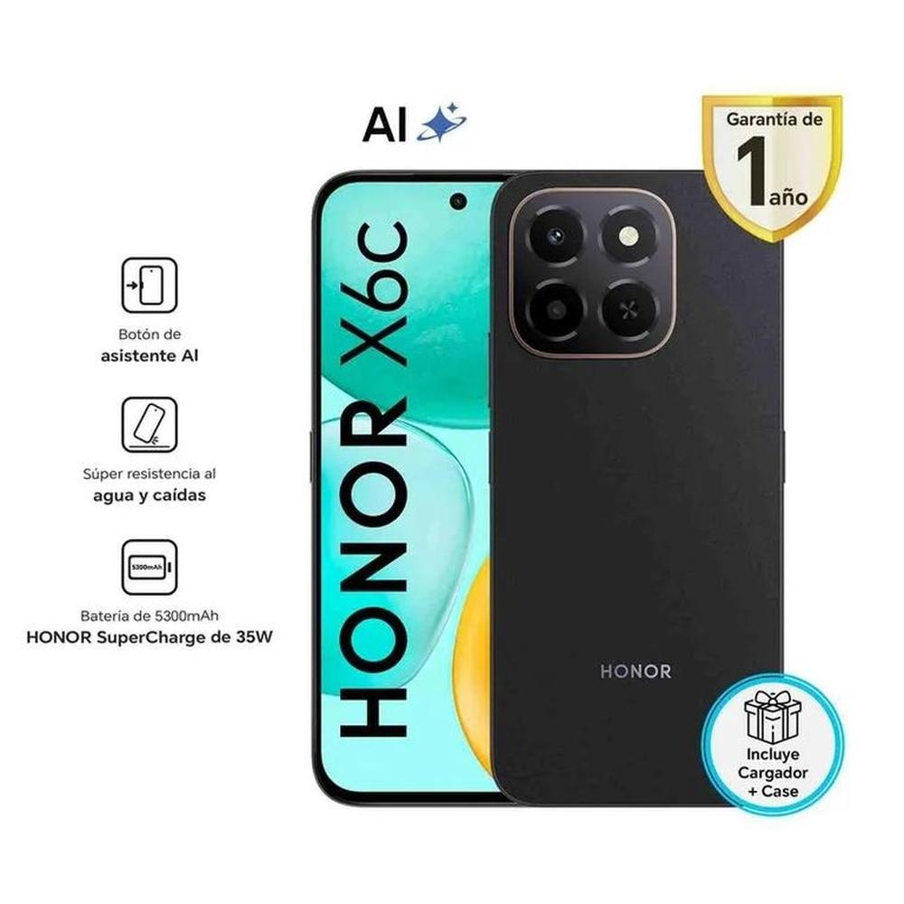 Celular Honor X6c 8gb + 256gb Midnight Black