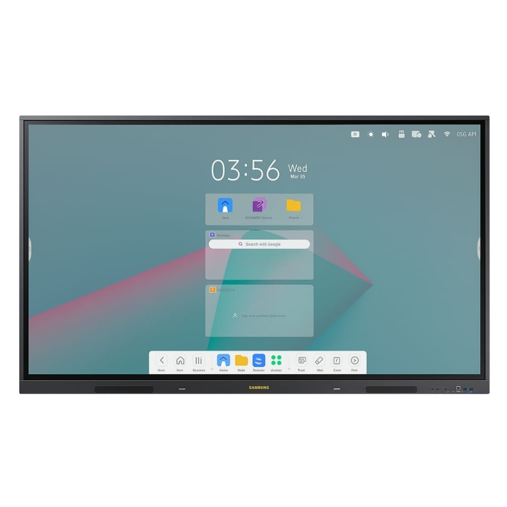 Pantalla interactiva Samsung WA75C de 75"" LCD LED para educación y empresas - alta calidad y conect