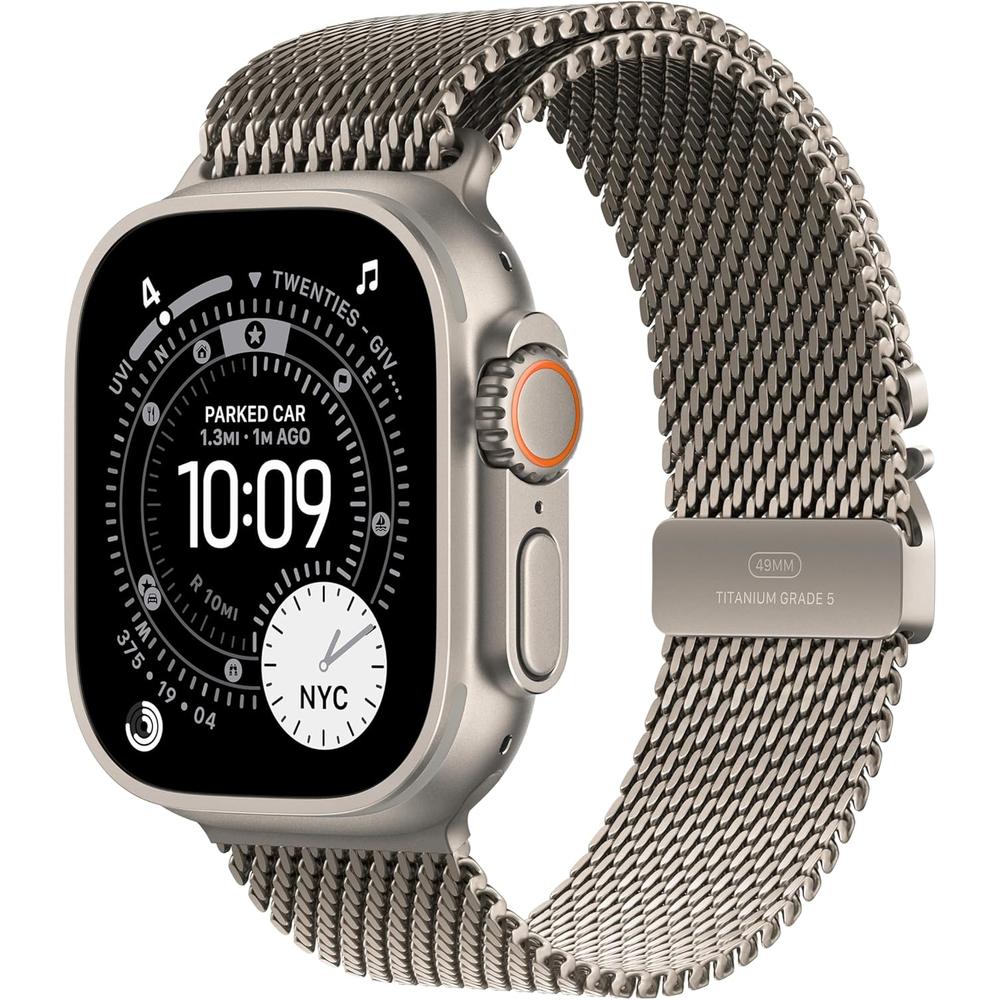 Apple Watch ULTRA 3 Natural Titanio (GPS + CELLULAR 49mm) Milanese Loop Natural Titanio S