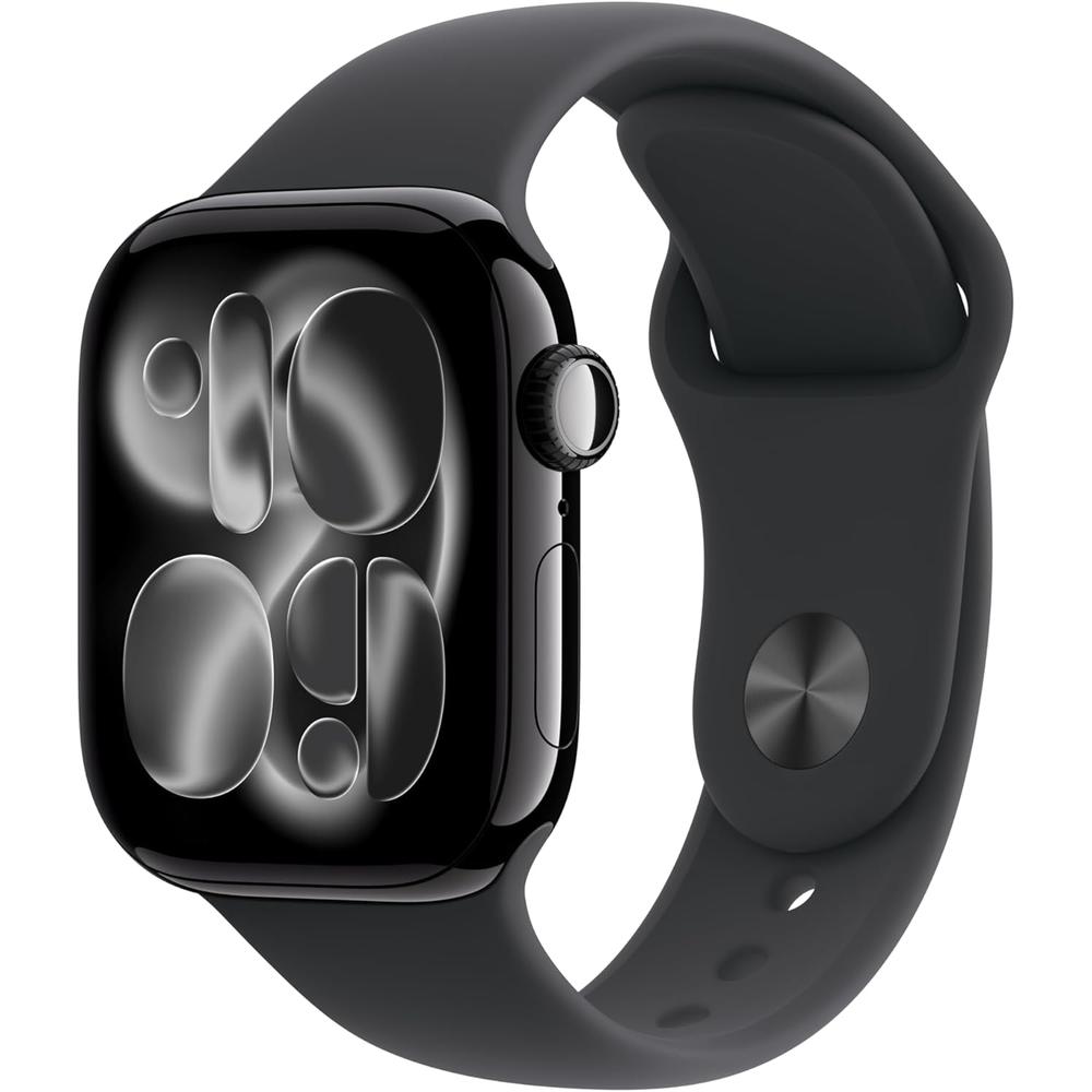 Apple Watch Series 11 Jet Black Aluminio (GPS 42mm) + Sport Band Black S-M