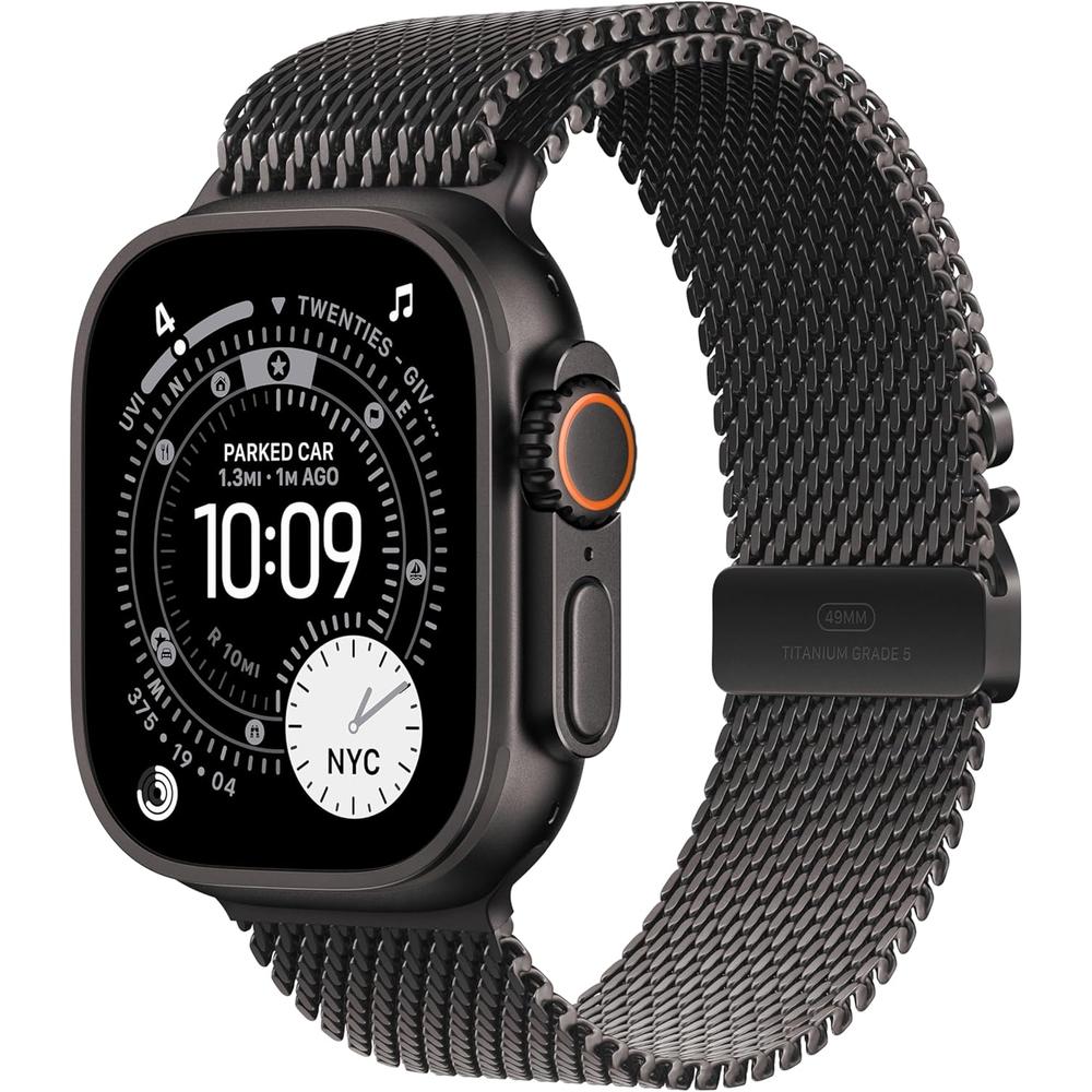 Apple Watch ULTRA 3 Black Titanio (GPS + CELLULAR 49mm) + Milanese Loop Negro Titanio M