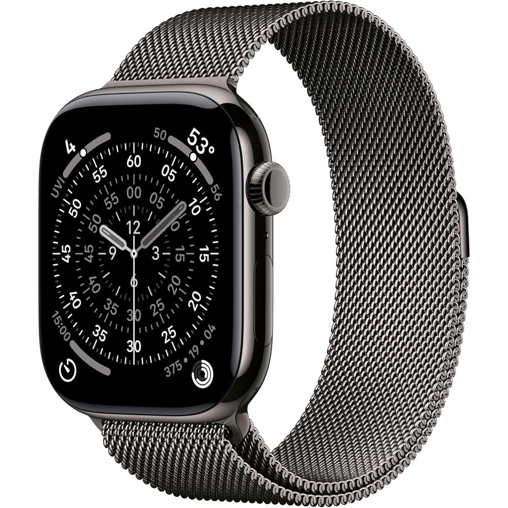 Apple Watch Series 11 Slate Titanio (GPS + CELLULAR 46mm) + Milanese Loop Slate M-L
