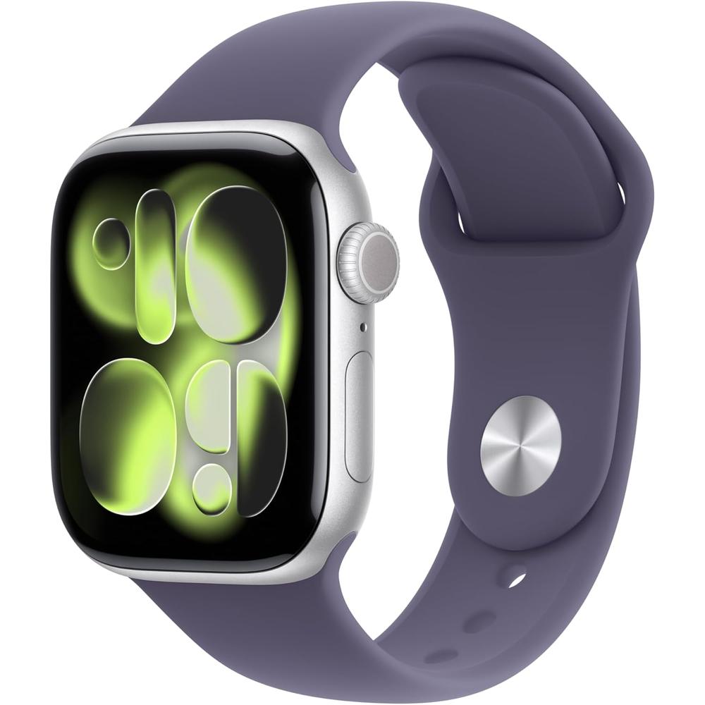 Apple Watch Series 11 Silver Aluminio (GPS + CELLULAR 42mm) + Sport Band Purple Fog S-M