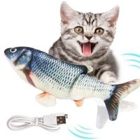 Pez de juguete de movimiento con sensor para mascotas