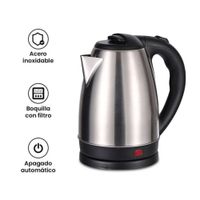 Hervidor Eléctrico de Acero Inoxidable 2 Litros