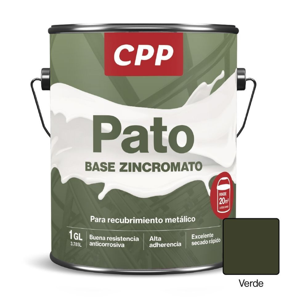 Base Zincromato CPP Pato Verde 1 galón