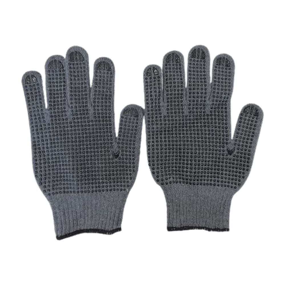 Guante de hilo Negro con puntos PVC Werken