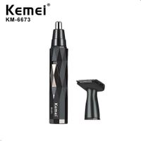 Recortador De Vello Nasal Oido Kemei Km-6673 2 En 1