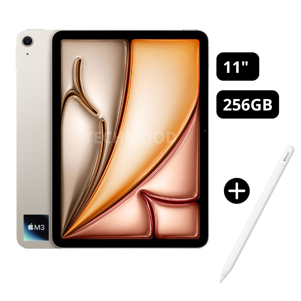Ipad Air 11"" Chip M3 Wifi 256GB Starlight + Apple Pencil USB-C