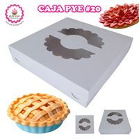 50 Cajas de Pye de 20 cm. para Repostería