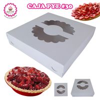 50 Cajas de Pye de 30 cm. para Repostería
