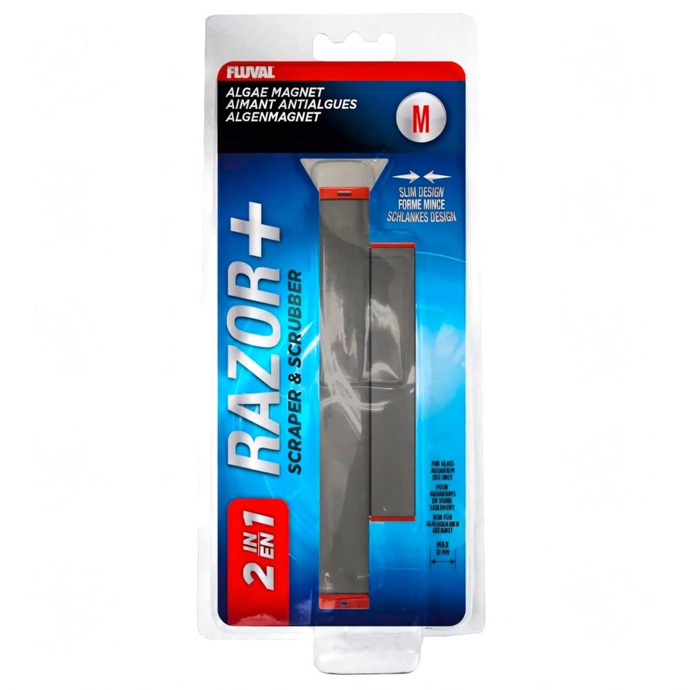 Limpiador magnético "Fluval Razor+" - cristal hasta 10 mm