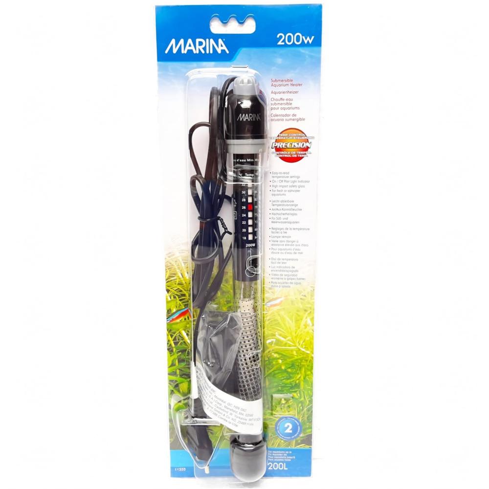 Calentador Sumergible Acuarios 200 watts  (200 lt) Hagen