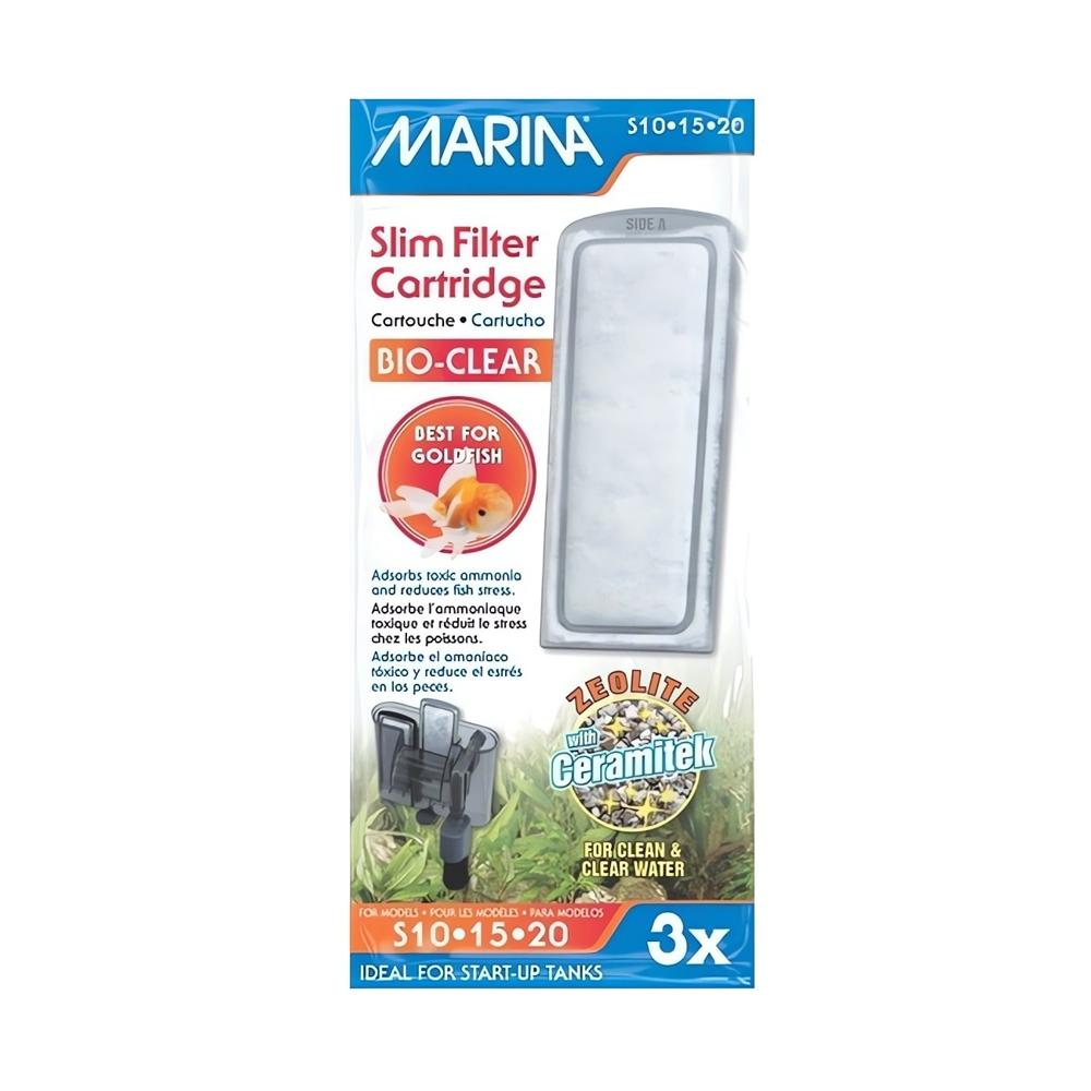 Cartucho recambio zeolita x 3 unid filtros Marina Slim Hagen