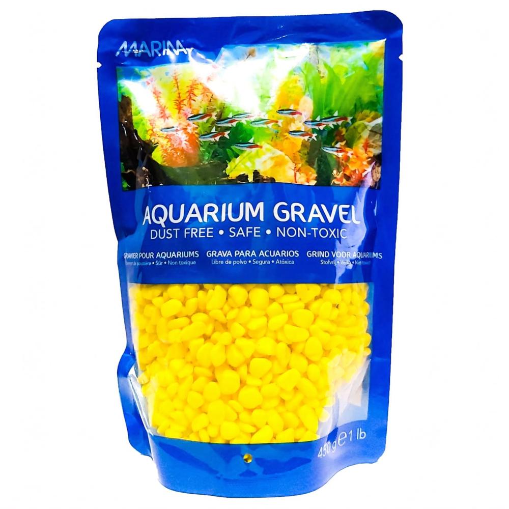 Grava decorativa Marina, color amarilla x 1 lb., Hagen