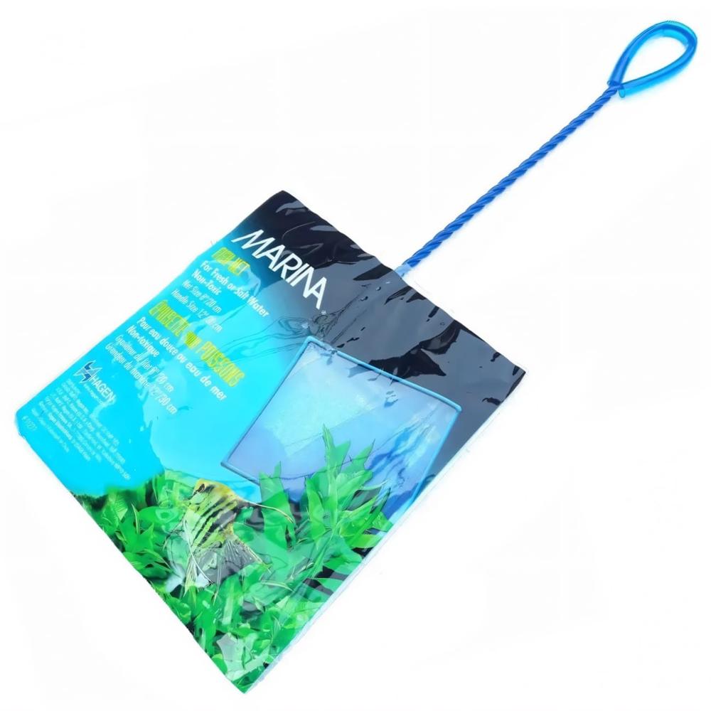 Red de nylon de 20 cm. ( 8" ) - mango de 30 cm.  Hagen