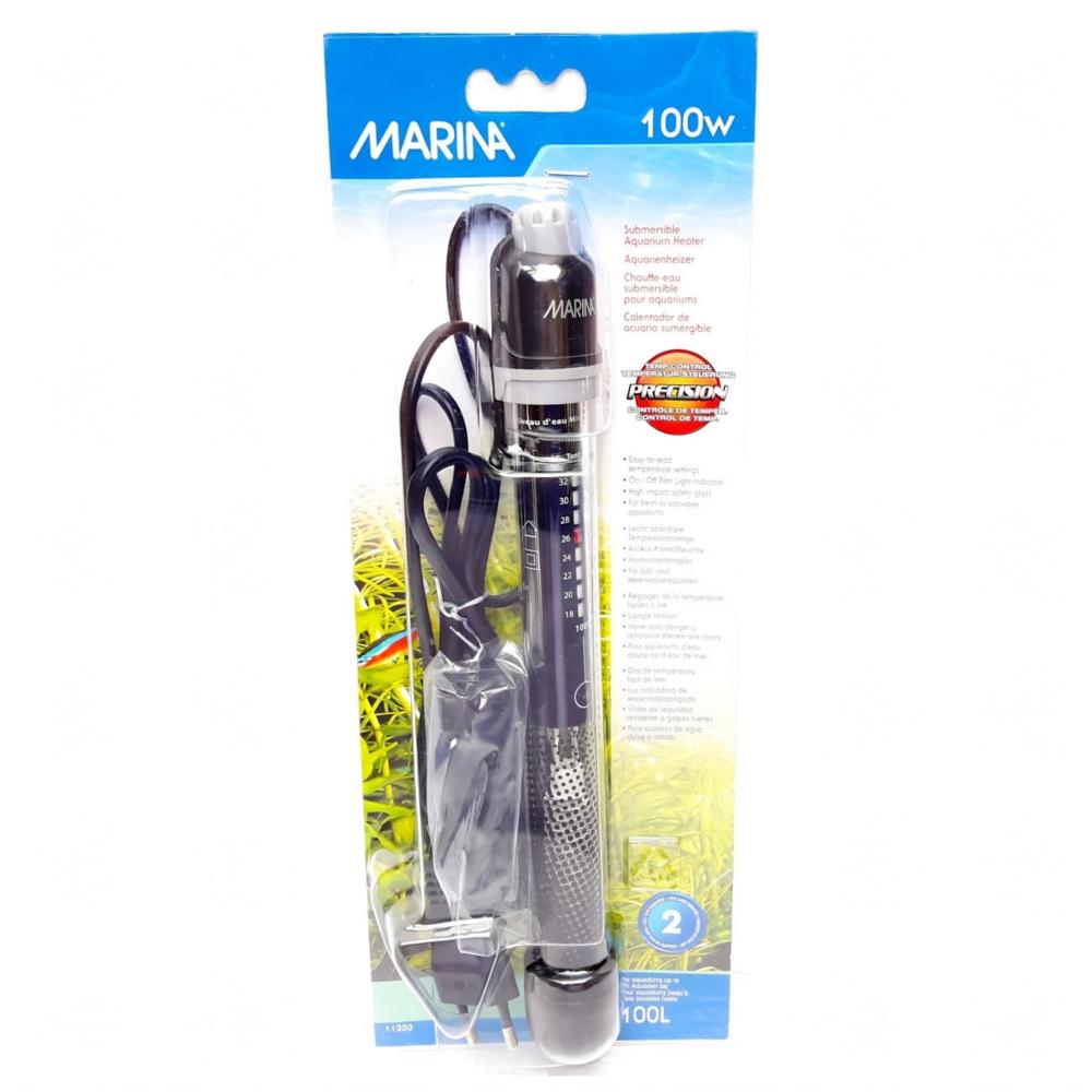 Calentador Sumergible Acuarios 100 watts  (100 lt.) Hagen