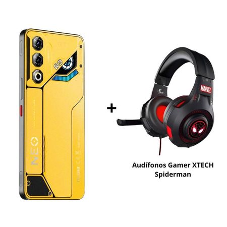 CELULAR ZTE NUBIA NEO 3GT AMARILLO 12GB + 256GB + Audifonos XTEC Marvel Spiderman CELULAR ZTE NUBIA NEO 3GT AMARILLO 12GB + 256GB + Audifonos XTECH Marvel Spiderman