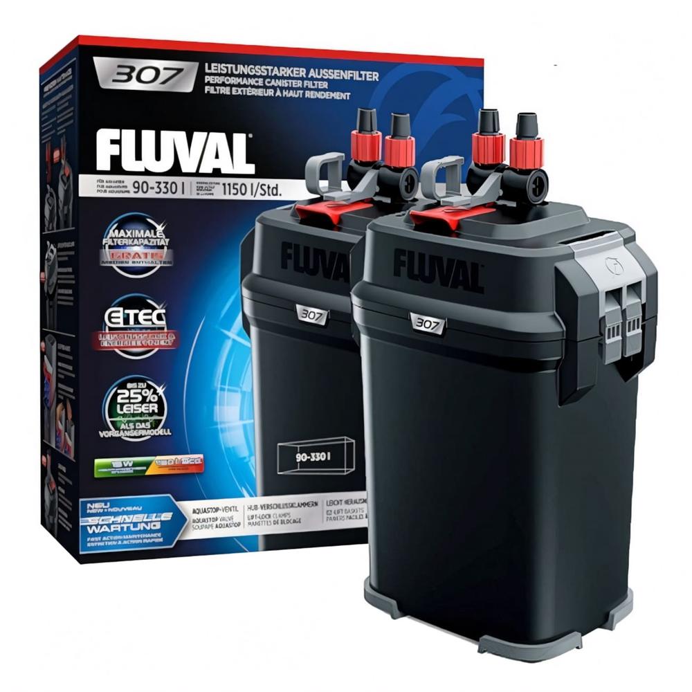 Filtro Canister Fluval 307, 1150 lph,  hasta 330 lt. Hagen
