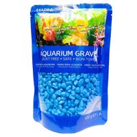 Grava decorativa Marina, color azul x 1 lb.,  Hagen