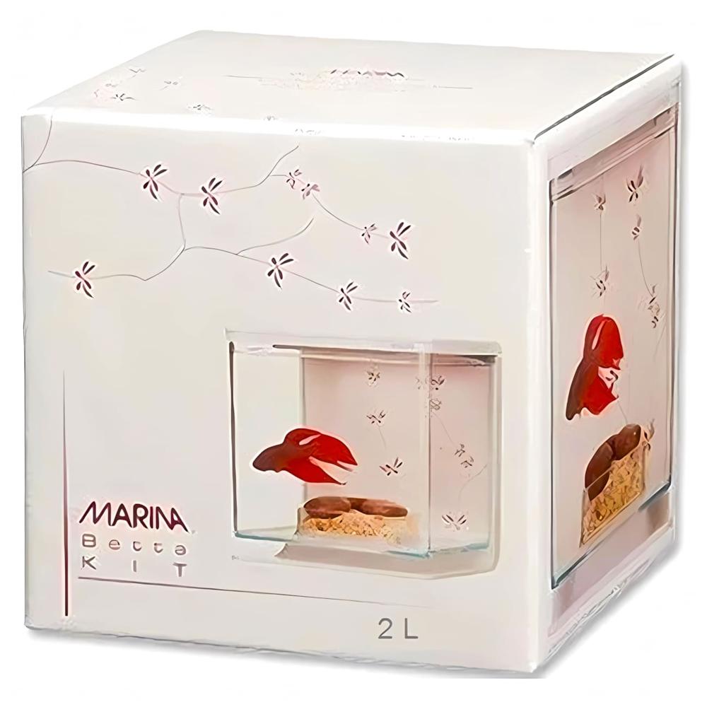 Marina Betta Kit  "Contemporaneo" 2 lt, mas accesorios Hagen