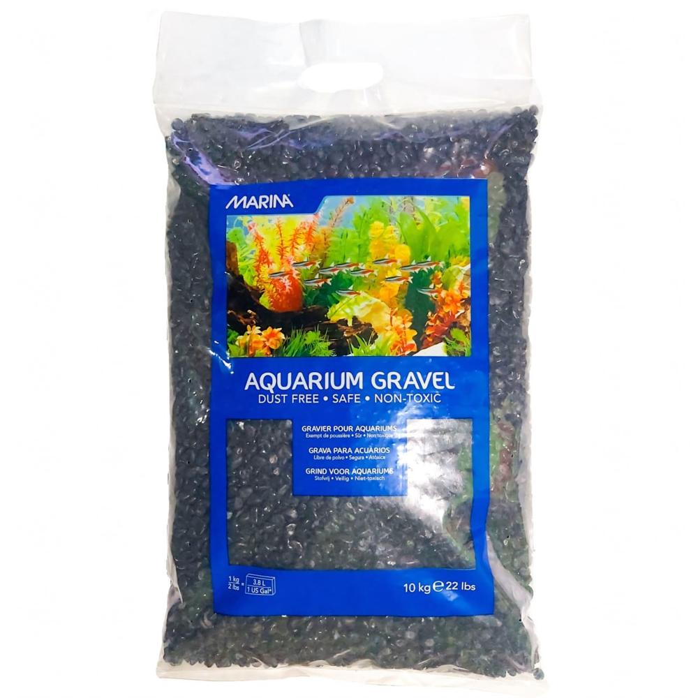 Grava decorativa Marina, color negro x 10 Kg. Hagen