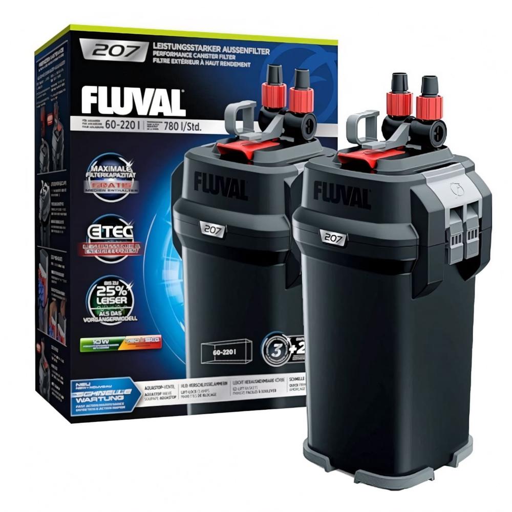 Filtro Canister Fluval 207, 780 lph,  hasta 220 lt. Hagen