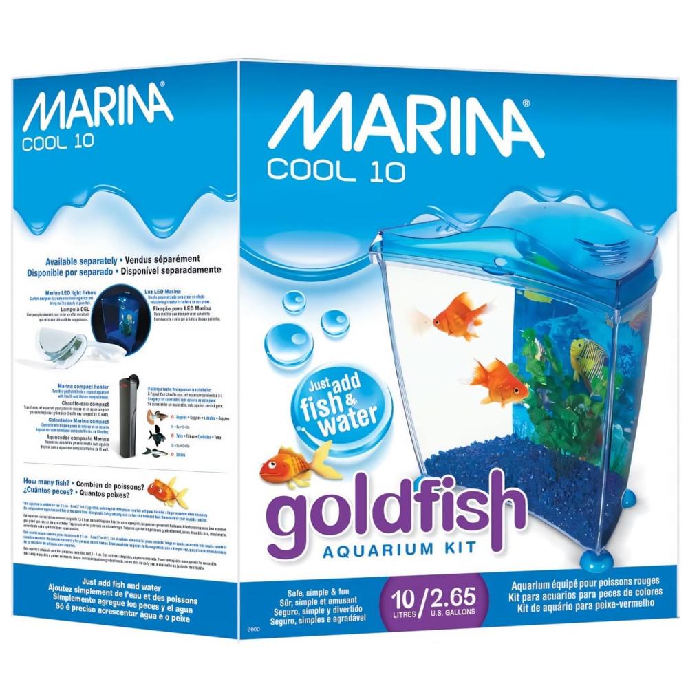 Acuario Marina Cool 10,  Goldfish Kit de 10 lt, rosado Hagen