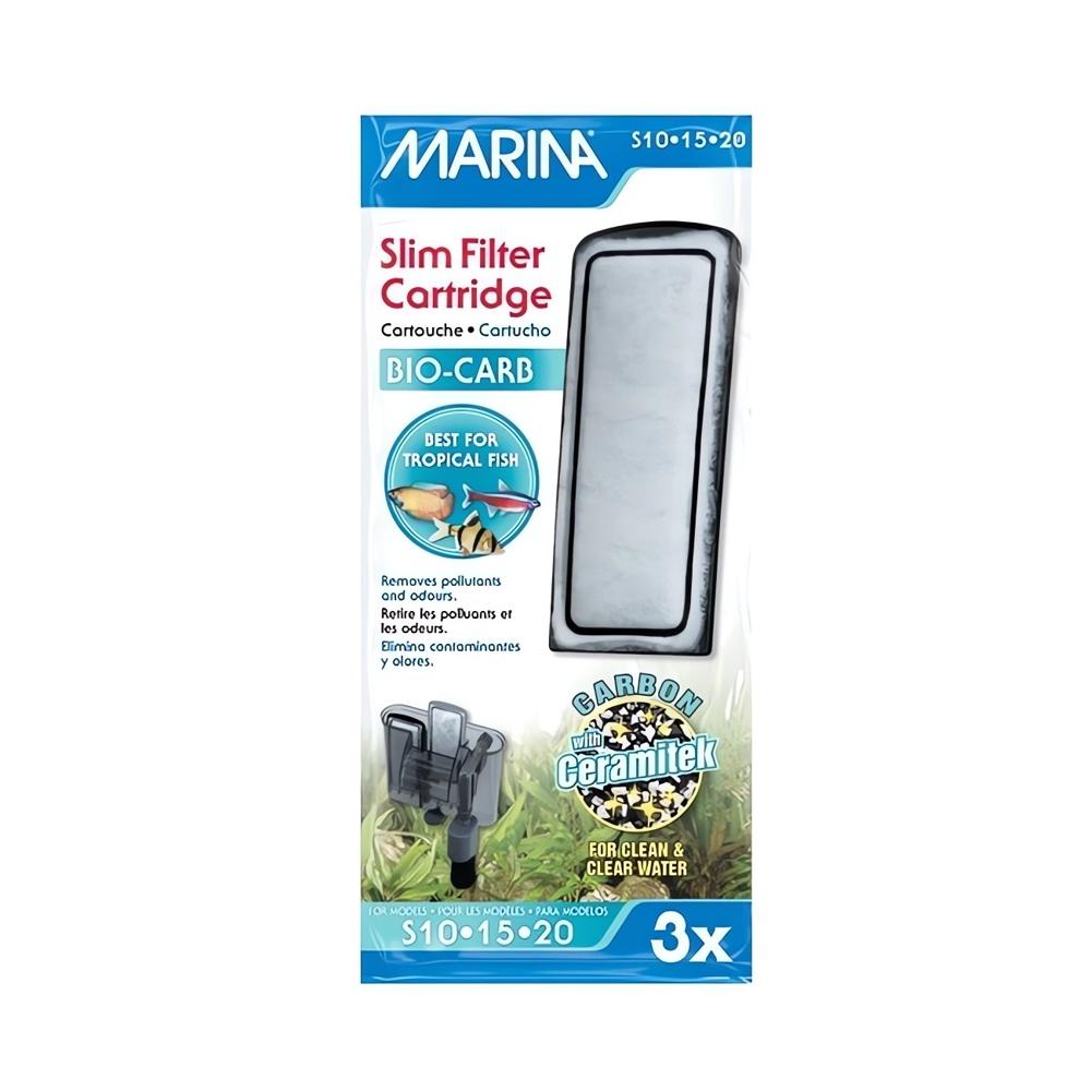 Cartucho recambio carbón act x 3 filtros Marina Slim Hagen
