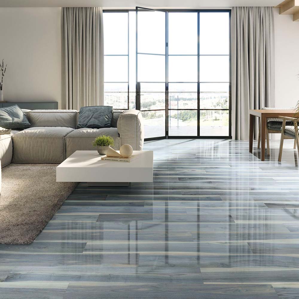 Piso Porcelanato Vancouver Sky Pulido 20x120cm 0.96m2 Klipen