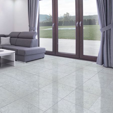 Piso cerámico Tec Atenas Gris 45x45cm 2.23m2 Celima